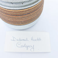 Ceramic Canister made by Calgary artist Deborah Hector