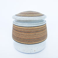 Ceramic Canister made by Calgary artist Deborah Hector