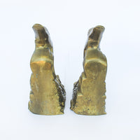 Dolphin Brass Bookends