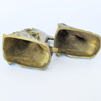 Dolphin Brass Bookends