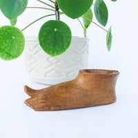 Wooden Foot Ashtray / Dish