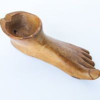 Wooden Foot Ashtray / Dish