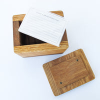 Solid Oak Minimalist Box