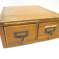 Antique Index Cabinet Card Catalogs (Each Sold Separately)