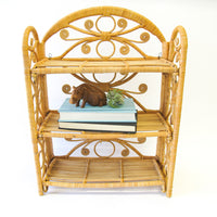 Woven Folding 3 Tier Shelf Wall Rack