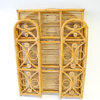 Woven Folding 3 Tier Shelf Wall Rack
