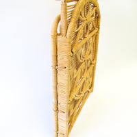 Woven Folding 3 Tier Shelf Wall Rack