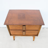 Midcentury Wood Bedside Table Nightstand