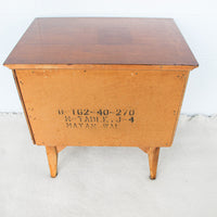 Midcentury Wood Bedside Table Nightstand