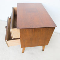 Midcentury Wood Bedside Table Nightstand