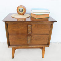 Midcentury Wood Bedside Table Nightstand
