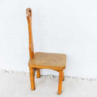 Vintage Minimalist Farmhouse Wooden Stool