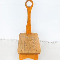 Vintage Minimalist Farmhouse Wooden Stool