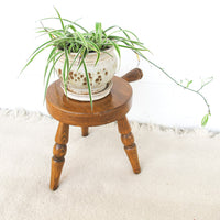 Japanese Wood Milk Stool L Segundo CA