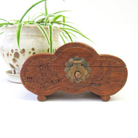 Wood Carved Teak Box