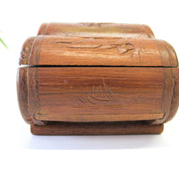 Wood Carved Teak Box