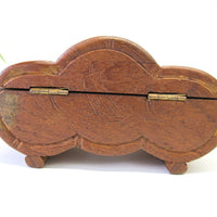 Wood Carved Teak Box