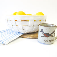 Slovenia White Clay Basket Pottery