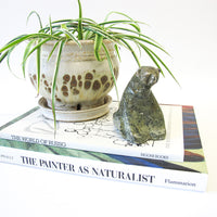 Green and Black Soap Stone Alaskan Eskimo Native Bear Figure