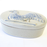 Ceramic Stoneware Japanese Studio Pottery Rooster Box