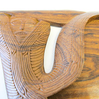 Native Hawaiian Wood Art Carved Fish Dish