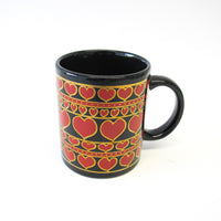 90's Heart Mug 1995 J. I.I.