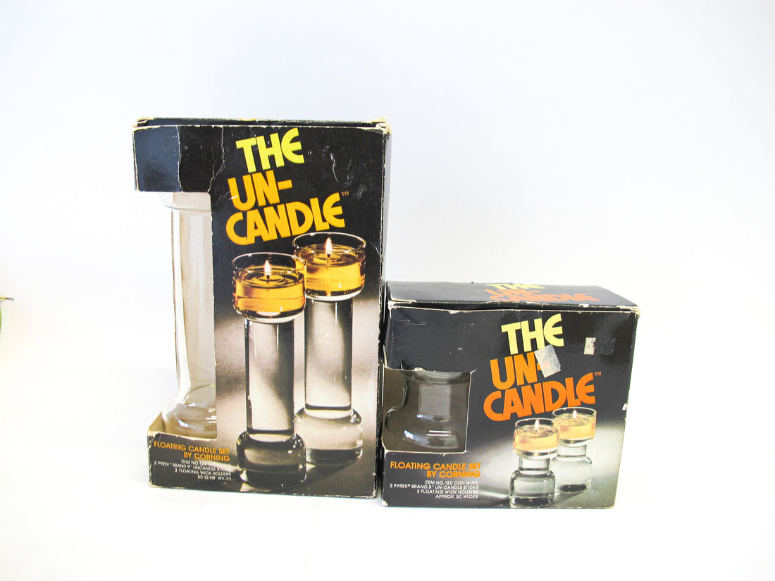 Pyrex Glass Oil Burning Candle Holders The Un-Candle