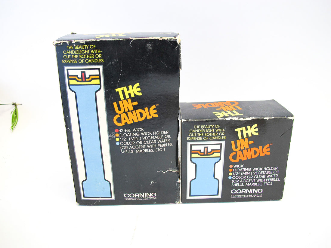 Pyrex Glass Oil Burning Candle Holders The Un-Candle