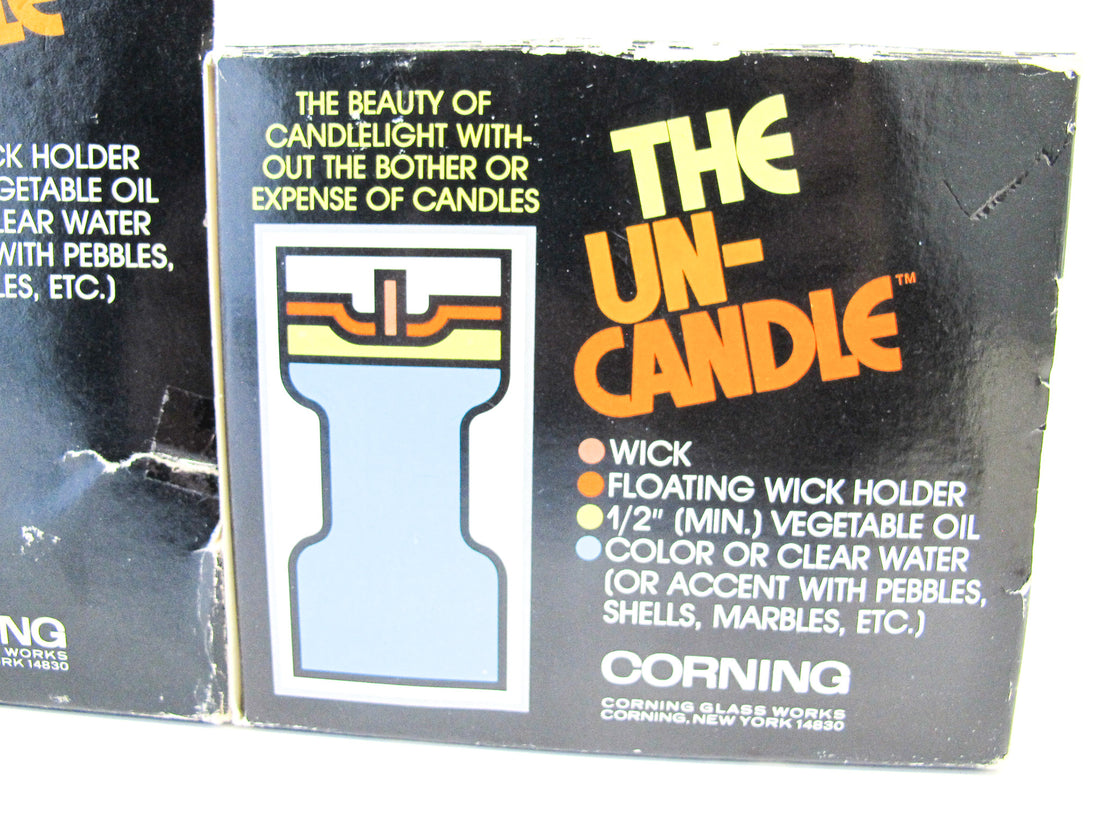 Pyrex Glass Oil Burning Candle Holders The Un-Candle