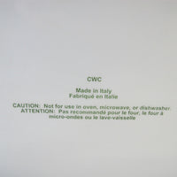 Large Italian White Ceramic Serving Bowl with Lions Heads