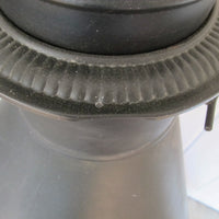 Black Midcentury Modern Fireplace