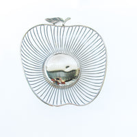 Apple Shaped Metal Bowl/Basket
