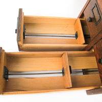Antique Card Catalog Index Cabinets (Each Sold Separately)