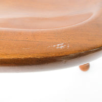 Cushman Style Carved Butt Seat Stool