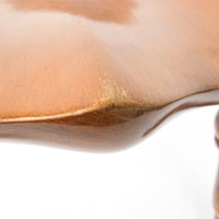 Cushman Style Carved Butt Seat Stool