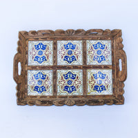 Mexican Tile Tivets and Trays Vintage (Sold Separately)