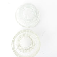 Glass Candle Holders - 2 Available & Sold Separately