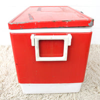 Retro Red and Blue Coleman Cooler (Sold Separately)