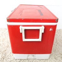Retro Red and Blue Coleman Cooler (Sold Separately)