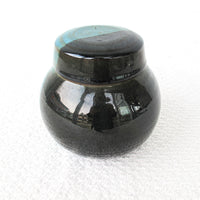 studio pottery ginger jar ceramic canister