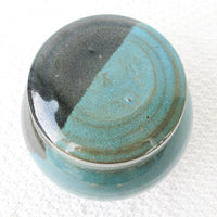 studio pottery ginger jar ceramic canister