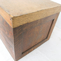 Wood File Card Cabinet with 6 Drawers