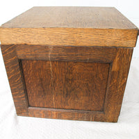Wood File Card Cabinet with 6 Drawers