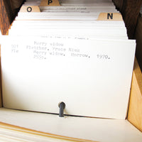 4 Drawer Globe Index Cabinet