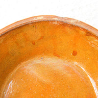 3 Ceramic Serving Dishes with Handles - Orange/Brown