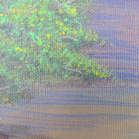 Vintage Architectural Pueblo Landscape Painting