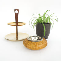 Woven Metal Rattan Nesting Metal Bowl