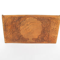 Teak Wood Desk Letter Organizer