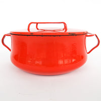 Dansk Red Enameled Cast iron Baking Dishes with Lids (Sold Individually)