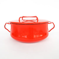 Dansk Red Enameled Cast iron Baking Dishes with Lids (Sold Individually)